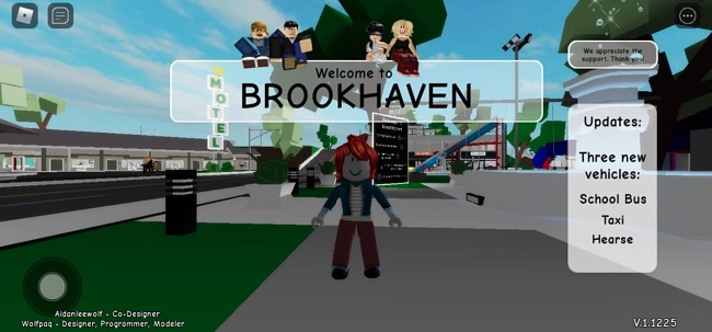 Screenshot of the Roblox app.