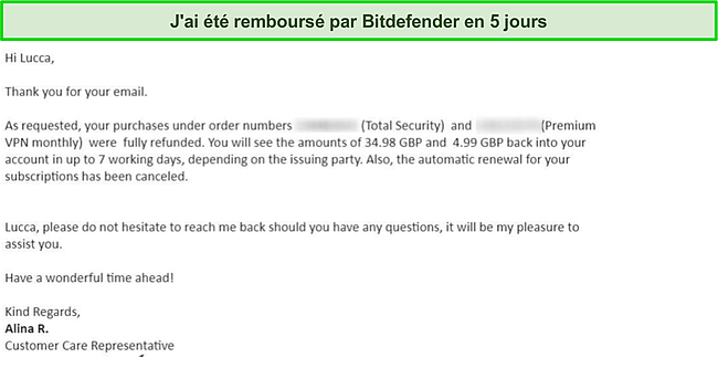 Capture d'écran du forum communautaire de Bitdefender.