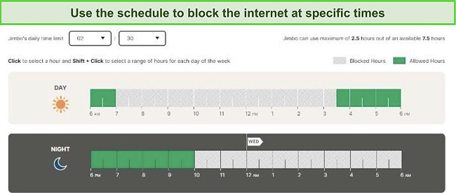Customize a screen time schedule for iPad