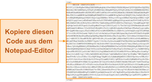 Screenshot des <ca srcset=