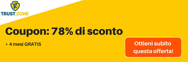 Banner coupon TrustZone